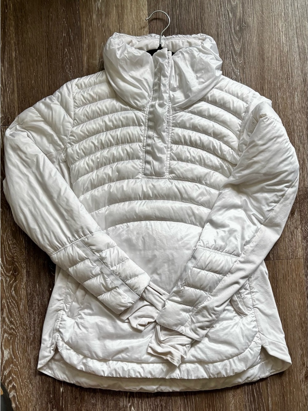 lululemon Down for a Run half zip pullover.
